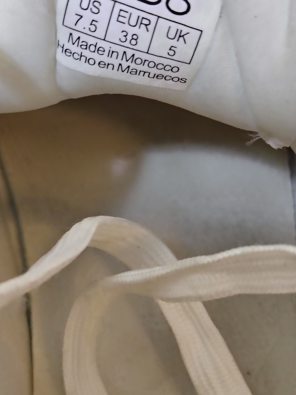 ALDO White Lace-Up Sneakers - Picture 6 of 6